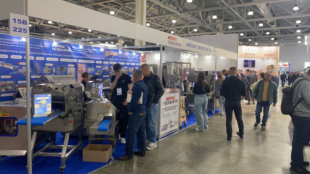 Стенд компании Мясные Технологии на выставке в Москве Стенд компании Мясные Технологии на выставке в Москве