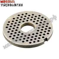 Решетка 3 мм под бурт для мясорубок М-75, МИМ-80, М-80, М-50С (Ø внутр. 17 мм)