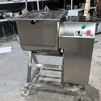 Фаршемешалка (фаршемес) QH-50LSS (50 л / 35 кг, два месильных вала)