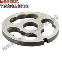 Решетка подрезная для мясорубок МИМ-300, ТМ-32, УКМ (Ø внутр. 22 мм)