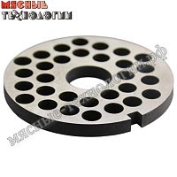 Решетка 9 мм для мясорубок МИМ-300, ТМ-32, УКМ (Ø внутр. 22 мм)